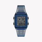 Timex Unisex Blue Resin Watch, Transparent Blue | Tw2w45100-0