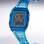 Timex Unisex Blue Resin Watch, Transparent Blue | Tw2w45100-4