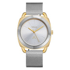 Trnda Women's Gold Stainless Steel Watch, Silver Dial | Trn-35.8-Sm-0