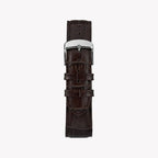 Timex Men's Brown Leather Watch, Green Dial | Tw2r86900-2