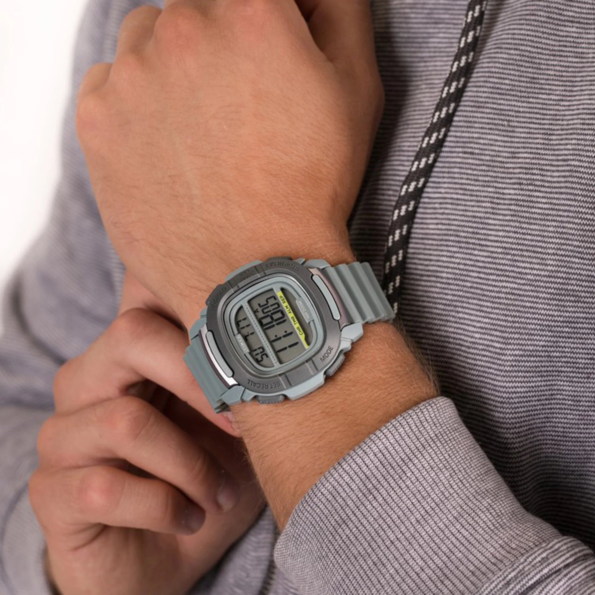 Timex Men's Blue Silicone Watch, Digital Dial | Tw5m35800-4